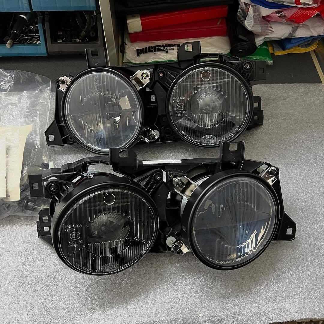 BMW E34 E32 Hella headlights